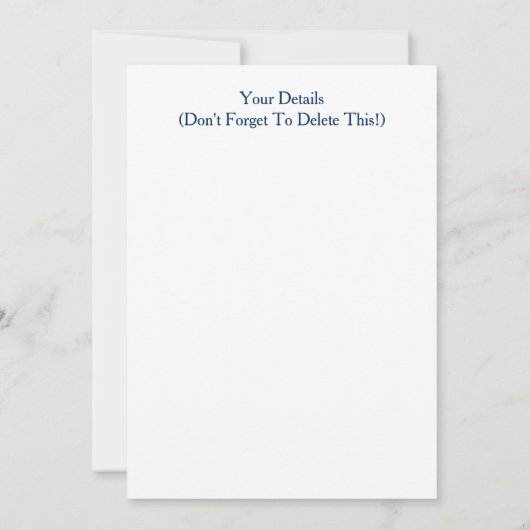 運河ボート 招待状 (裏面)