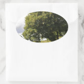 運河ボート 楕円形シール (バッグ)