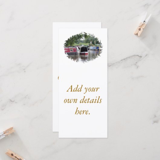 運河ラックカード (正面/裏面インサイチュ)