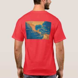 運河ルートマップ Tシャツ