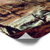 運河凍っていシーン ポスター (角)