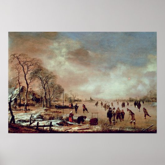 運河凍っていシーン ポスター (正面)