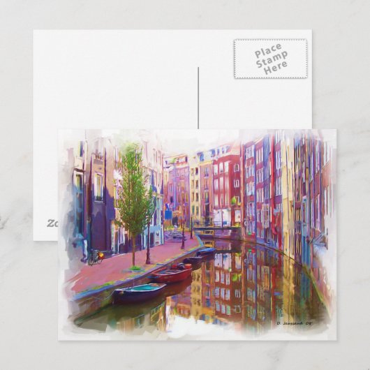 運河通り ポストカード (正面/裏面)