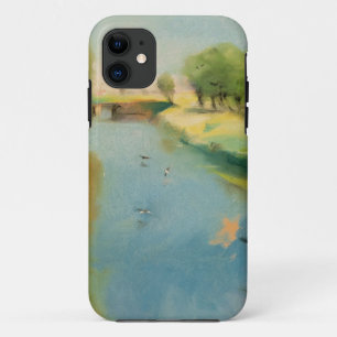 運河1897年(キャンバスでパステル調) iPhone 11 ケース