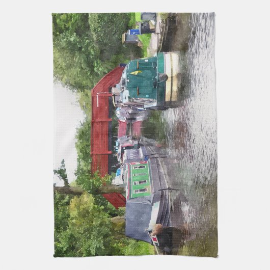 運河 キッチンタオル (縦)