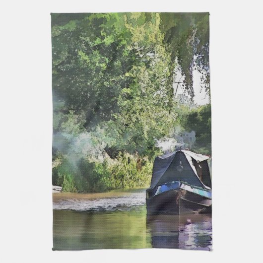 運河 キッチンタオル (縦)