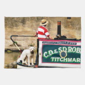 運河 キッチンタオル (横)