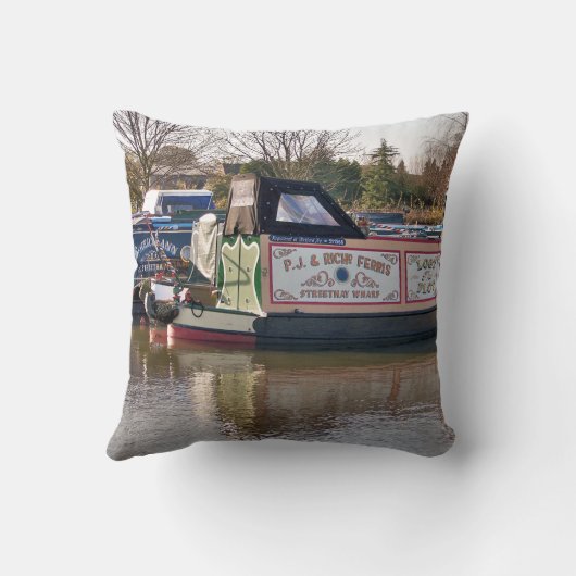 運河 クッション (裏面)