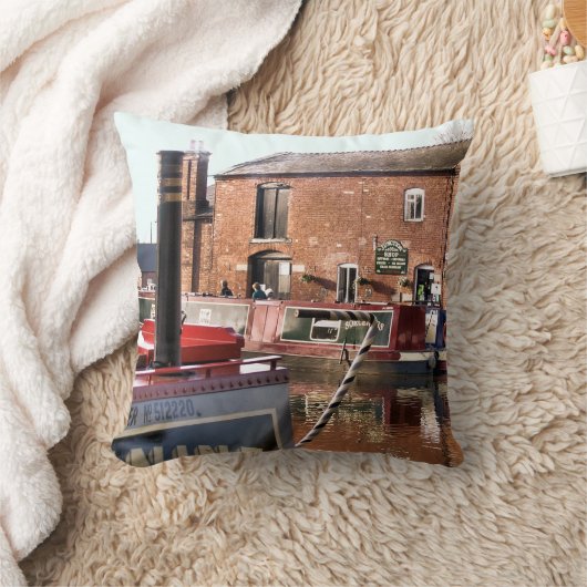 運河 クッション (ブランケット)