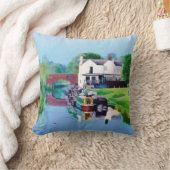 運河 クッション (ブランケット)