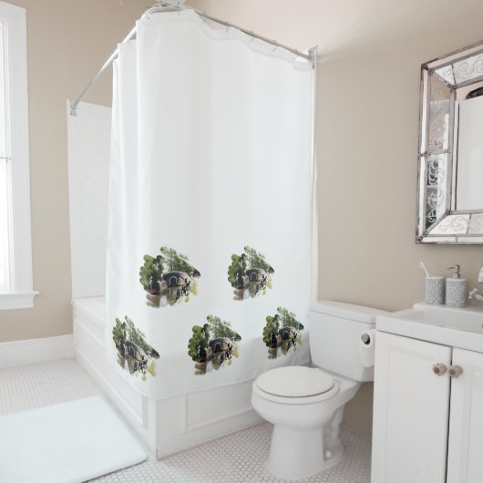 運河 シャワーカーテン (インサイチュ)