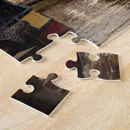 運河 ジグソーパズル (側面)