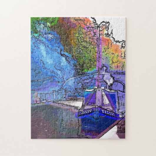 運河 ジグソーパズル (縦)