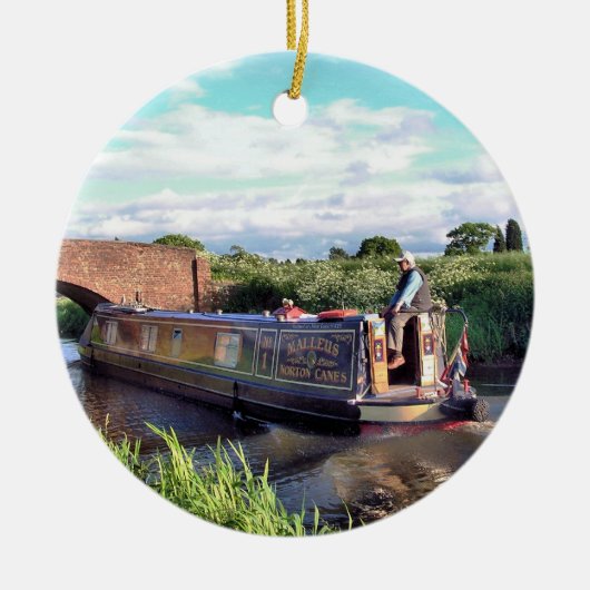 運河 セラミックオーナメント (正面)