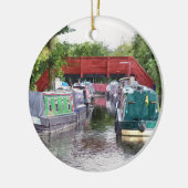 運河 セラミックオーナメント (左)