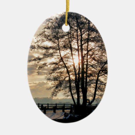運河 セラミックオーナメント (正面)
