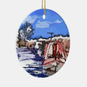 運河 セラミックオーナメント (右)