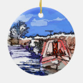 運河 セラミックオーナメント (裏面)