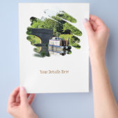 運河 チラシ (手)