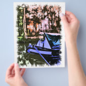 運河 チラシ (手)