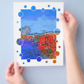 運河 チラシ (手)