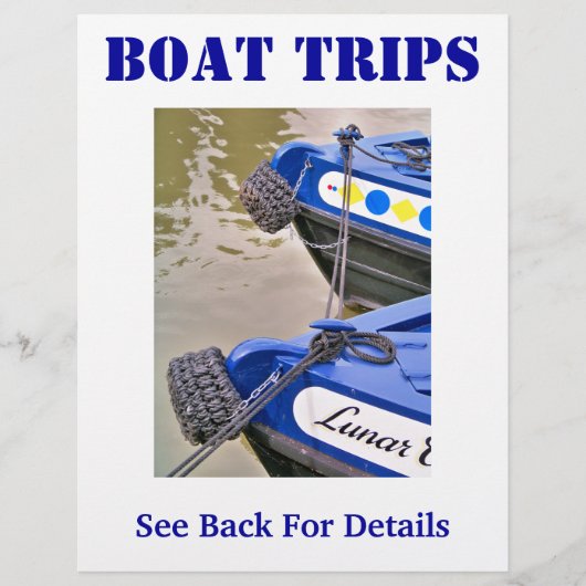 運河 チラシ (正面)