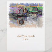 運河 チラシ (正面)