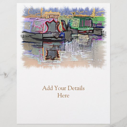 運河 チラシ (正面)