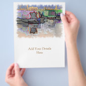 運河 チラシ (手)