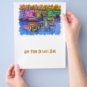 運河 チラシ (手)