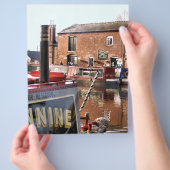 運河 チラシ (手)