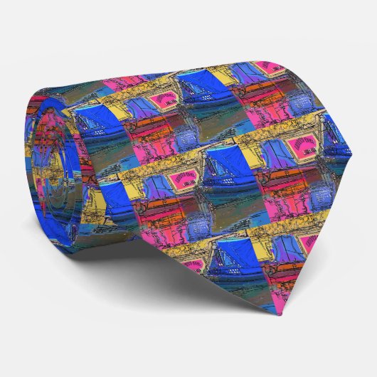 運河 ネクタイ (ロール)