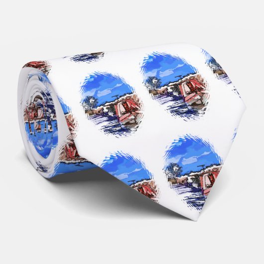 運河 ネクタイ (ロール)