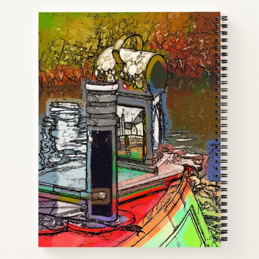 運河 ノートブック (裏面)