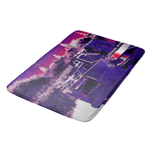 運河 バスマット (アングル)