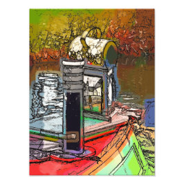 運河 フォトプリント           