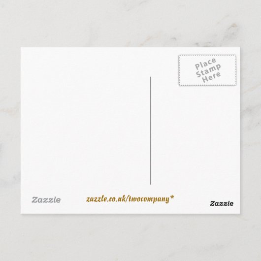 運河 ポストカード (裏面)