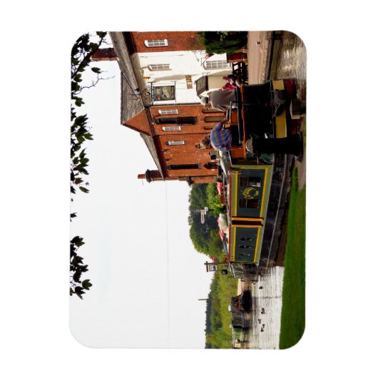 運河 マグネット (縦)