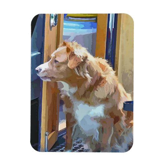 運河 マグネット (縦)