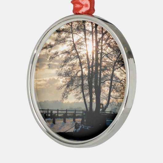 運河 メタルオーナメント (左)