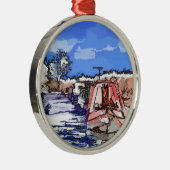 運河 メタルオーナメント (右)