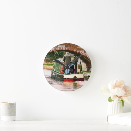 運河 ラウンド壁時計 (ホーム)