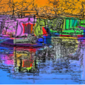 運河 ラッピングペーパー