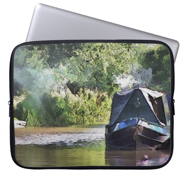 運河 ラップトップスリーブ (正面)