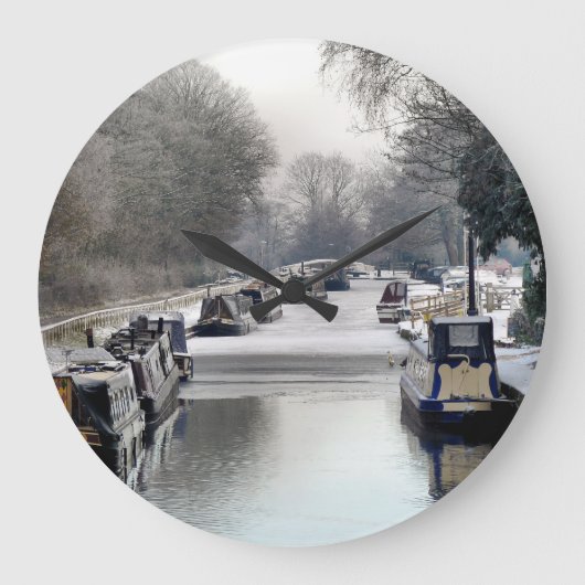 運河 ラージ壁時計 (正面)