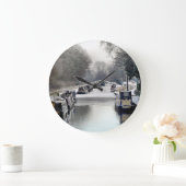 運河 ラージ壁時計 (ホーム)