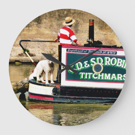 運河 ラージ壁時計 (正面)