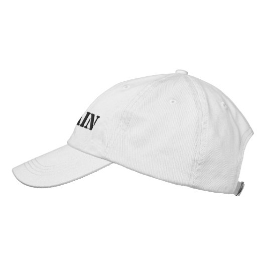 運河 刺繍入りキャップ (左)