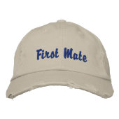 運河 刺繍入りキャップ (正面)