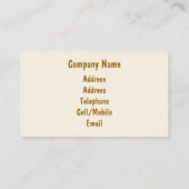 運河 名刺 (裏面)